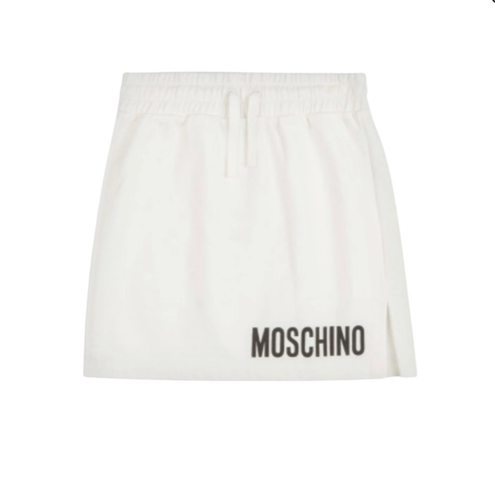 Moschino White Kids Skirt